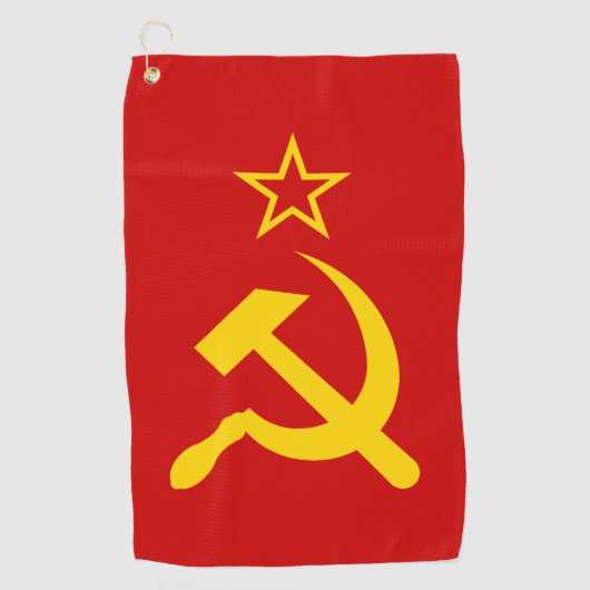 USSR - Vlag - Sovjetunie - vlag Golfhanddoek (Voorkant)