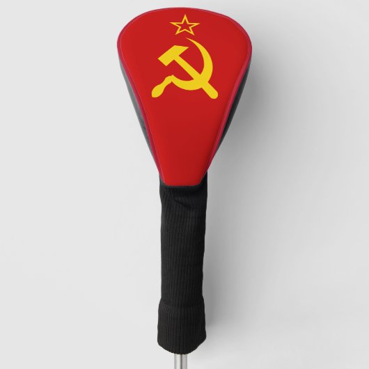 USSR - Vlag - Sovjetunie - vlag Golfheadcover (Voorkant)