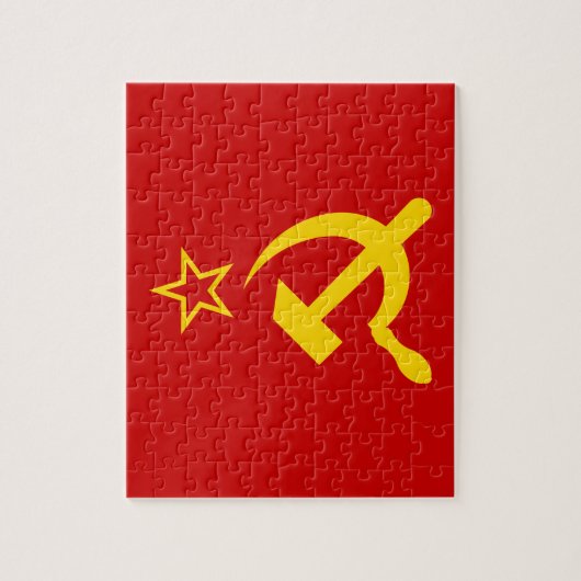 USSR - Vlag - Sovjetunie - vlag Legpuzzel (Verticaal)