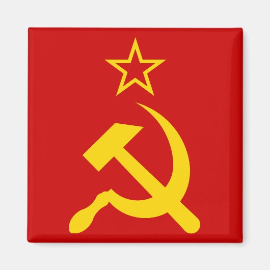 USSR - Vlag - Sovjetunie - vlag Magneet (Voorkant)