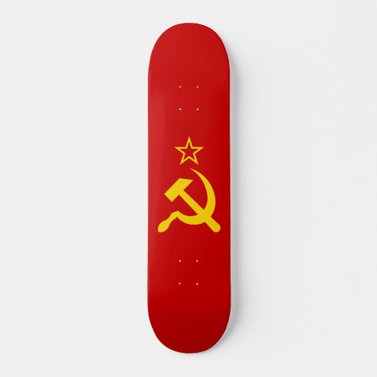 USSR - Vlag - Sovjetunie - vlag Persoonlijk Skateboard (Voorkant)