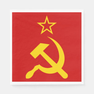 USSR - Vlag - Sovjetunie - vlag Servet