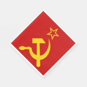 USSR - Vlag - Sovjetunie - vlag Servet (Hoek)