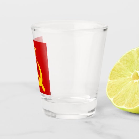 USSR - Vlag - Sovjetunie - vlag Shot Glas (Rechts)