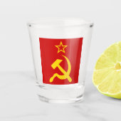 USSR - Vlag - Sovjetunie - vlag Shot Glas (Voorkant)