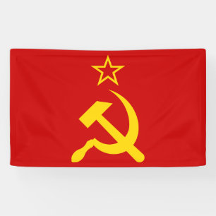 USSR - Vlag - Sovjetunie - vlag Spandoek