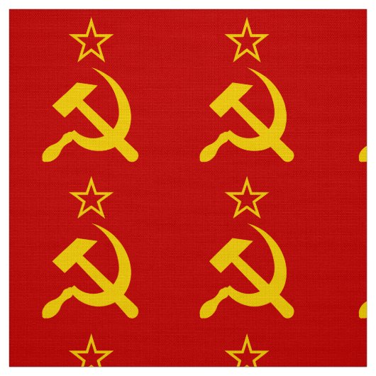 USSR - Vlag - Sovjetunie - vlag Stof (Swatch)