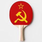 USSR - Vlag - Sovjetunie - vlag Tafeltennisbatje (Voorkant)