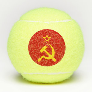 USSR - Vlag - Sovjetunie - vlag Tennisballen