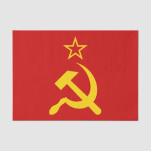 USSR - Vlag - Sovjetunie - vlag Tissuepapier