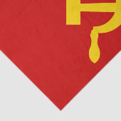 USSR - Vlag - Sovjetunie - vlag Tissuepapier (Detail)