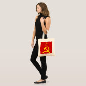 USSR - Vlag - Sovjetunie - vlag Tote Bag (Voorkant (model))