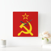 USSR - Vlag - Sovjetunie - vlag Vierkante Klok (Huis)