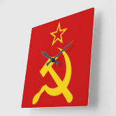 USSR - Vlag - Sovjetunie - vlag Vierkante Klok (Hoek)