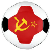 USSR - Vlag - Sovjetunie - vlag Voetbal (Gedraaid)