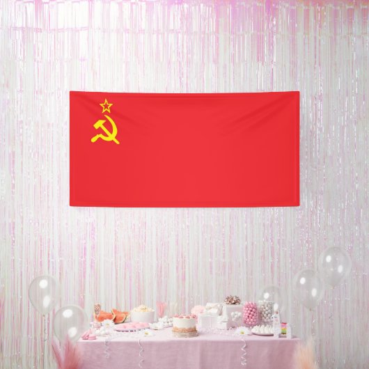 USSR-vlag Spandoek (Feest)