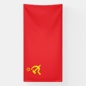 USSR-vlag Spandoek (Verticaal)