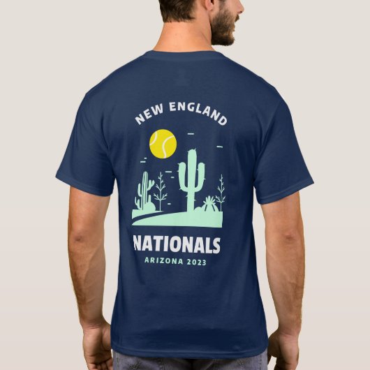 USTA New England Mannen T-shirt (Achterkant)