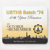 USTHS Batch '74 Mousepad Muismat (Voorkant)