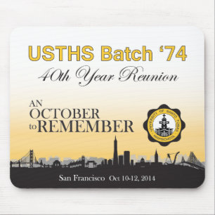 USTHS Batch '74 Mousepad Muismat