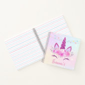 Ustom Unicorn Sketchbook for Kids Notitieboek (Binnen)
