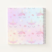 Ustom Unicorn Sketchbook for Kids Notitieboek (Achterkant)