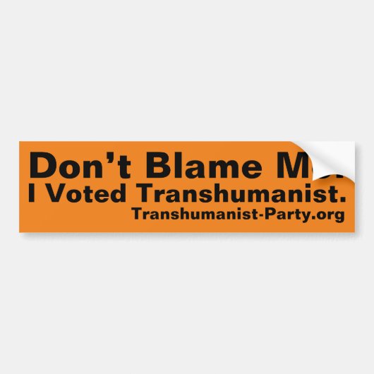 USTP bumpersticker (Voorkant)
