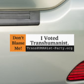 USTP-Bumpersticker Bumpersticker (Op auto)