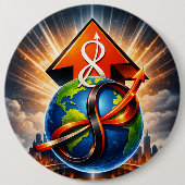 USTP Global Infinity Ascent Futurist Button (Voorkant)