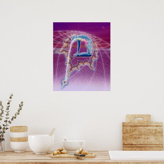 Ustrasana Visualization Poster (Keuken)