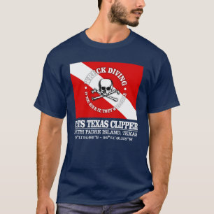 USTS Texas Clipper (beste wrakken) T-shirt