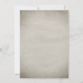  usty Blue Alice in Wonderland Wedding Save The Date (Achterkant)