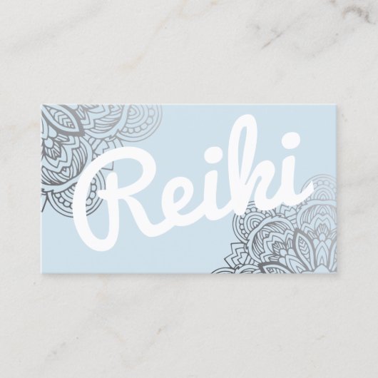 Usui Reiki Practitioner/Instructor Visitekaartje (Voorkant)