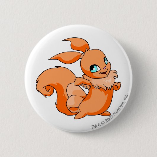 Usul Oranje Ronde Button 5,7 Cm (Voorkant)