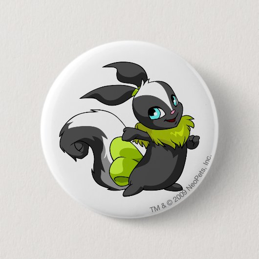 Usul Skunk Ronde Button 5,7 Cm (Voorkant)