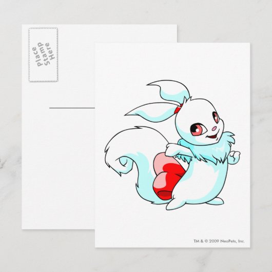 Usul White Briefkaart (Voorkant / Achterkant)