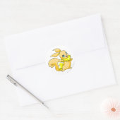 Usul Yellow Ronde Sticker (Envelop)