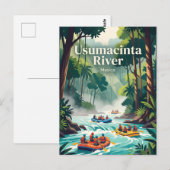Usumacinta rivier, Mexico Briefkaart (Voorkant / Achterkant)