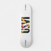 USVI Amerikaanse Maagdeneilanden Vlag St. Thomas M Persoonlijk Skateboard (Voorkant)