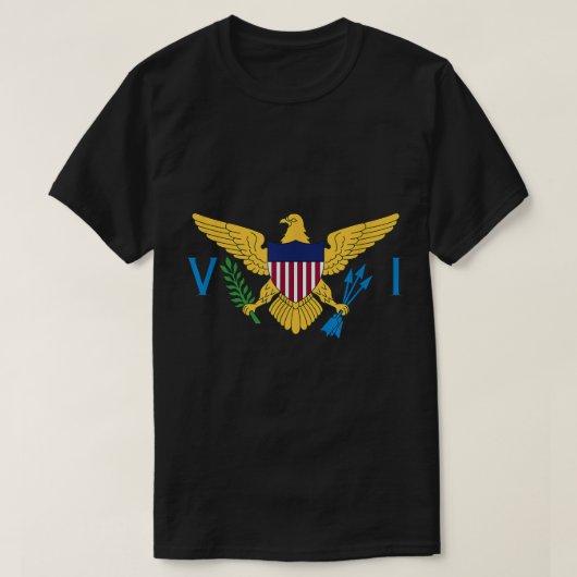 USVI US Maagdeneilanden Shirten954.png T-shirt (Design voorkant)