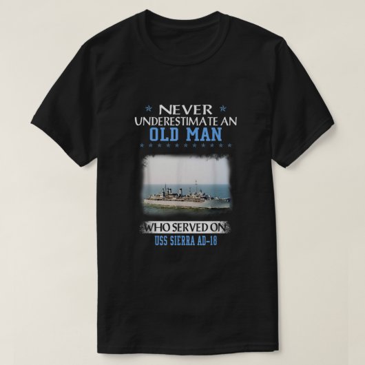 USZ Sierra AD Veteranen Dag Veerdag4 T-shirt (Design voorkant)