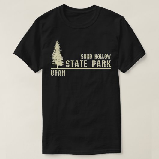UT Souvenir - Utah Sand Hollow State Park T-shirt (Design voorkant)