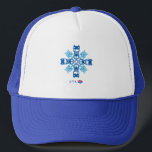 UTA Winter Snowflake Hat Trucker Pet<br><div class="desc">Top off your look with the UTA Winter Snowflake Trucker Hat. Perfect for transit fans, or everyday wear. ❄️</div>