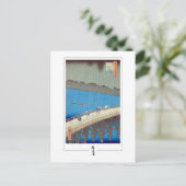 Utagawa Hiroshige #7 - Kunstmatige Briefkaart (Staand voorkant)