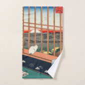 Utagawa Hiroshige - Asakusa Rijstvelden Bad Handdoek (Handdoek)