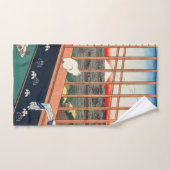 Utagawa Hiroshige - Asakusa Rijstvelden Bad Handdoek (Handdoek)
