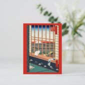 Utagawa Hiroshige - Asakusa Rijstvelden Briefkaart (Staand voorkant)