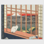 Utagawa Hiroshige - Asakusa Rijstvelden Cadeaupapier (Vlak)