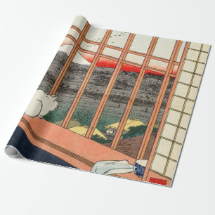 Utagawa Hiroshige - Asakusa Rijstvelden Cadeaupapier