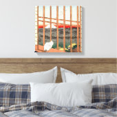 Utagawa Hiroshige - Asakusa Rijstvelden Canvas Afdruk (Insitu (Slaapkamer))